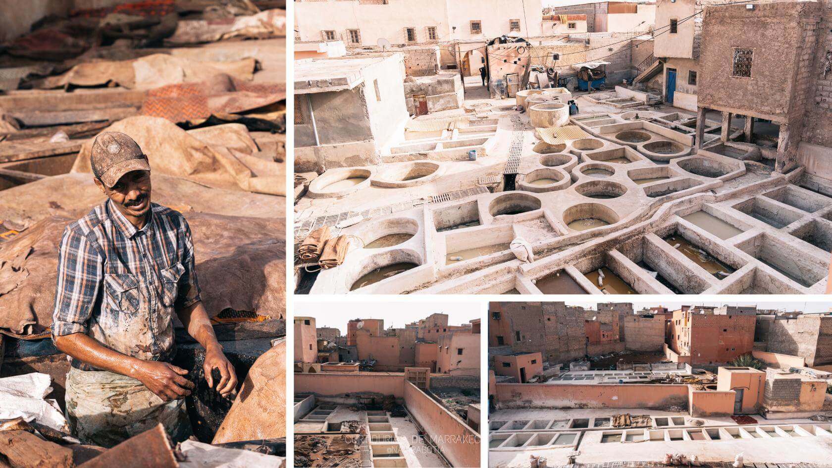 curtidurías en marrakech