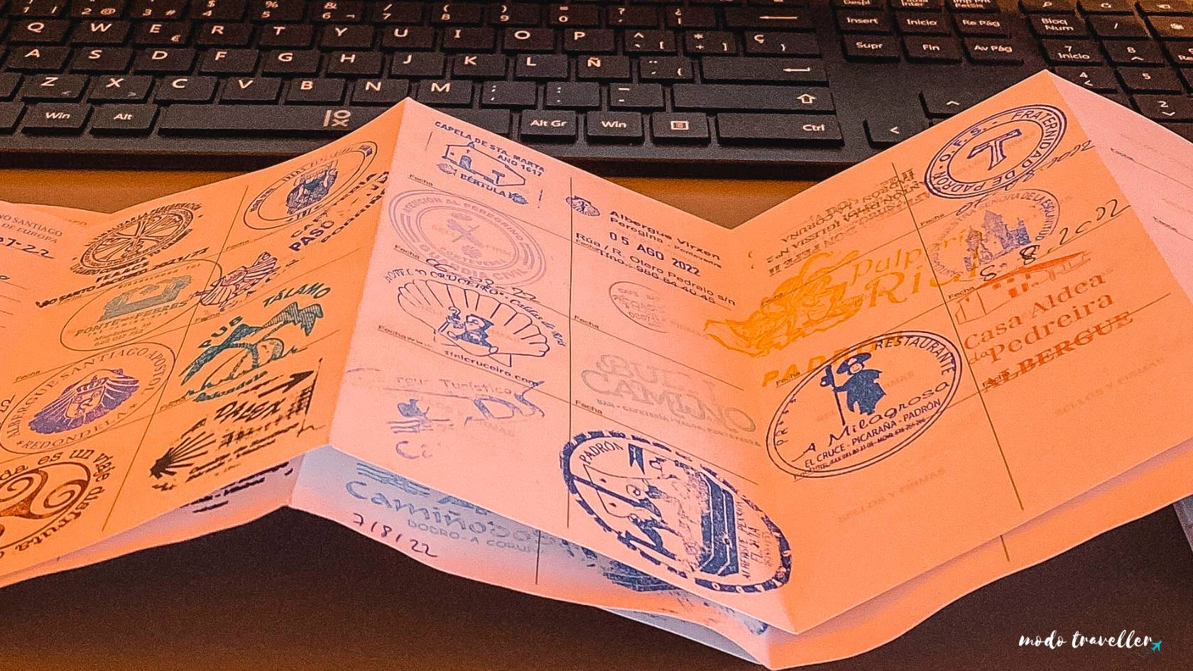 credencial del camino de santiago