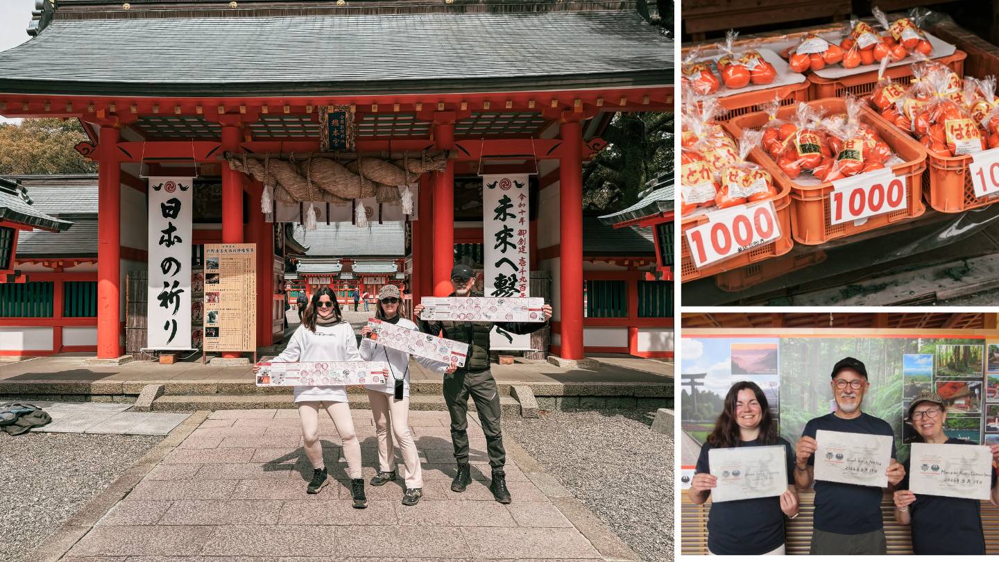 Certificado peregrino dual - Ruta Nakahechi kumano kodo