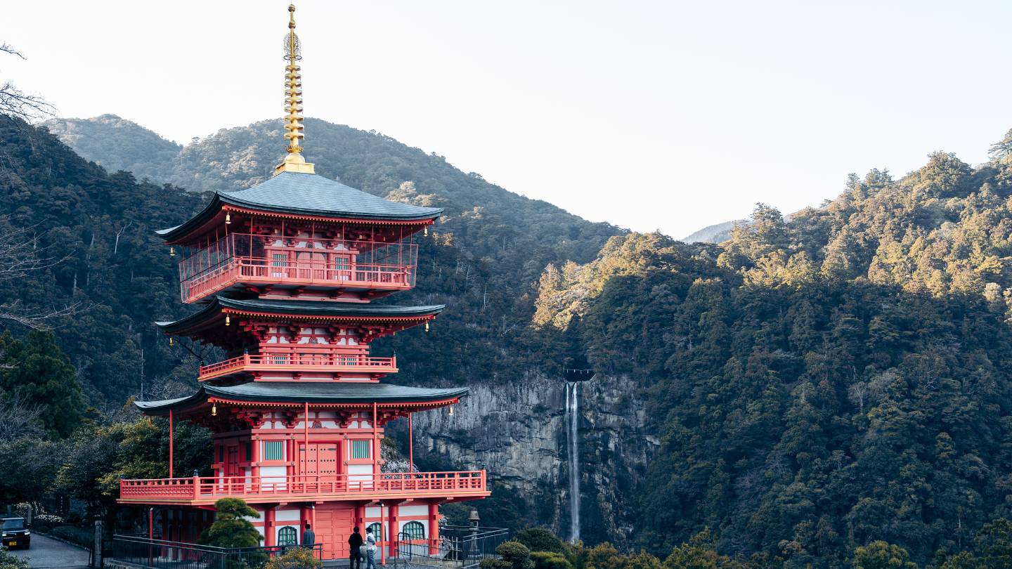 Ruta Nakahechi kumano kodo nachi falls